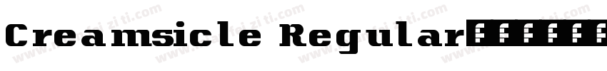 Creamsicle Regular字体转换